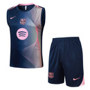 BARCELONA CURVE INKJET BLUE TRAINING SET 25/26 MEN'S SLEEVELESS 