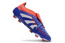 TACOS FÚTBOL PREDATOR ACCURACY 25ª GENERACIÓN FG AZUL/ROJO/BLANCO LENGÜETA PLEGABLE