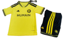 CAMISETA AL NASSR LOCAL CONJUNTO INFANTIL