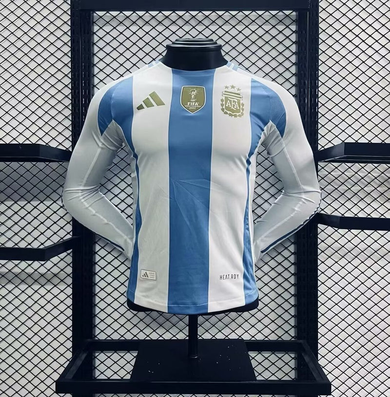 CAMISETA MASCULINA ARGENTINA I COPA AMÉRICA 2024 (VERSÃO JOGADOR) 