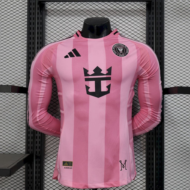 CAMISETA INTER MIAMI I 25/26 HOMBRE MANGA LARGA (VERSIÓN JUGADOR)