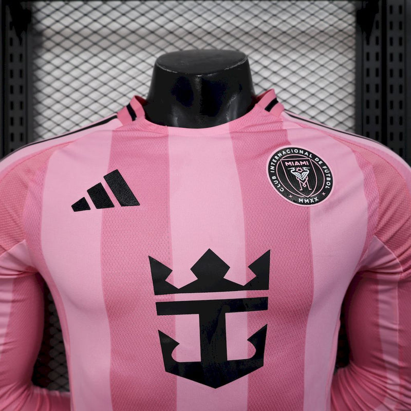 CAMISETA INTER MIAMI I 25/26 HOMBRE MANGA LARGA (VERSIÓN JUGADOR)