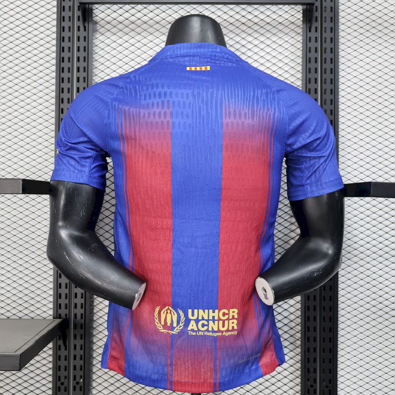 T-SHIRT HOMEM BARCELONA I 24/25 (VERSÃO JOGADOR) 