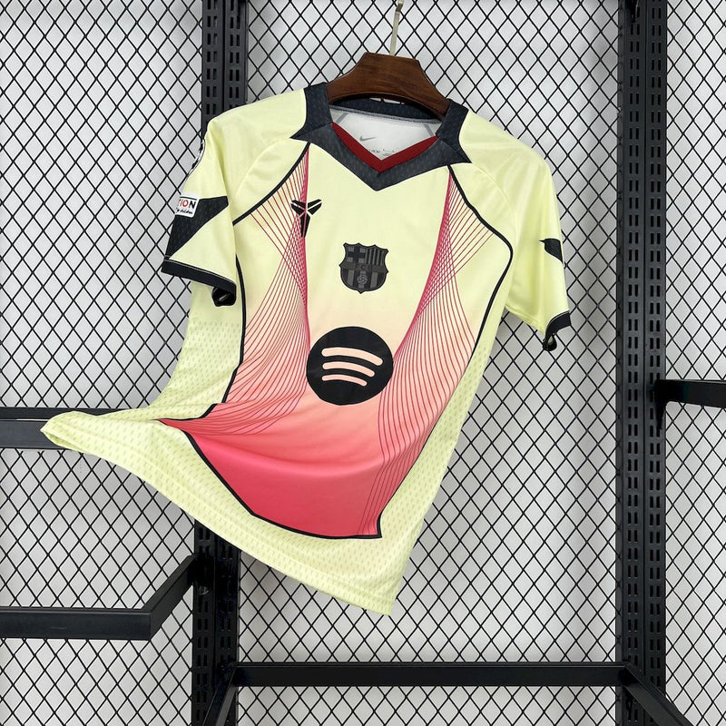 CAMISETA BARCELONA EDICIÓN ESPECIAL AMARILLA ROSA 25/26 HOMBRE