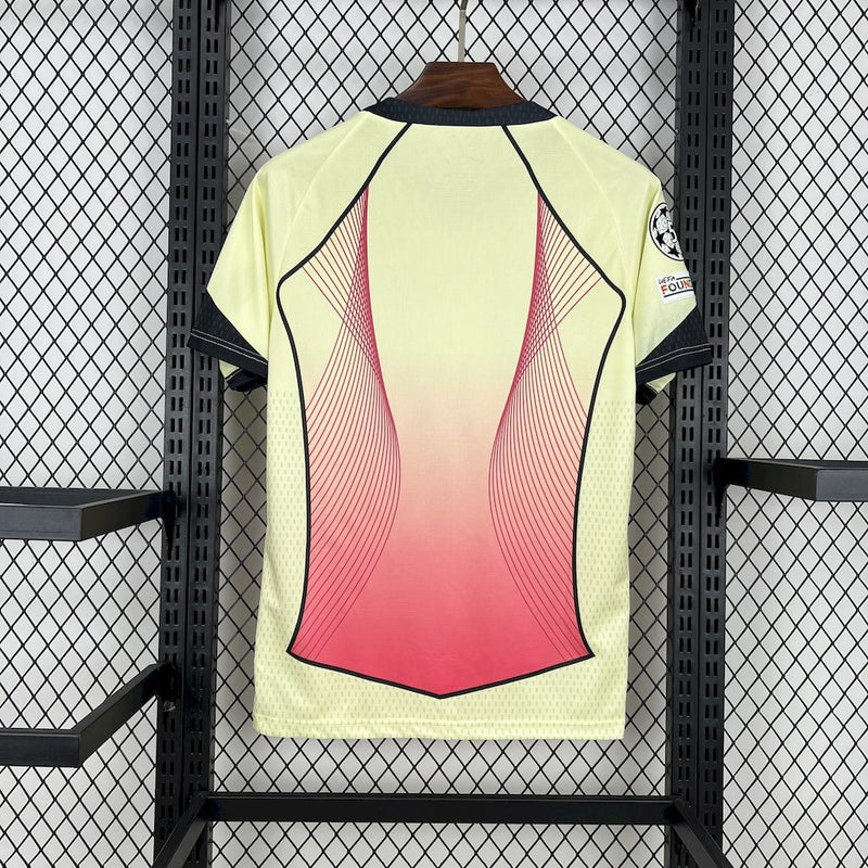 CAMISETA BARCELONA EDICIÓN ESPECIAL AMARILLA ROSA 25/26 HOMBRE