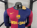 CAMISETA BARCELONA I 24/25 HOMBRE TRAVIS SCOTT MANGA LARGA (VERSIÓN JUGADOR)