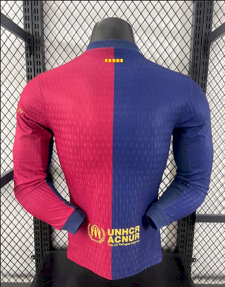 CAMISETA BARCELONA I 24/25 HOMBRE TRAVIS SCOTT MANGA LARGA (VERSIÓN JUGADOR)