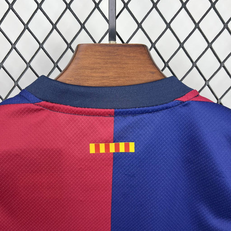 CAMISETA BARCELONA I 24/25 CONJUNTO INFANTIL TRAVIS SCOTT