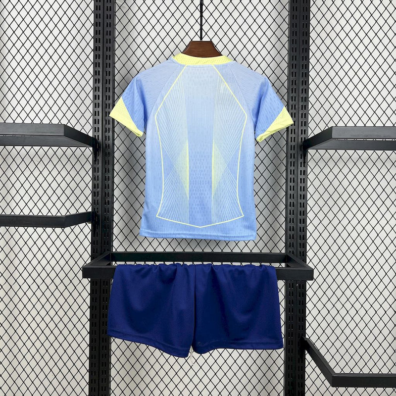 CAMISETA BARCELONA EDICIÓN ESPECIAL AZUL 25/26 CONJUNTO INFANTIL