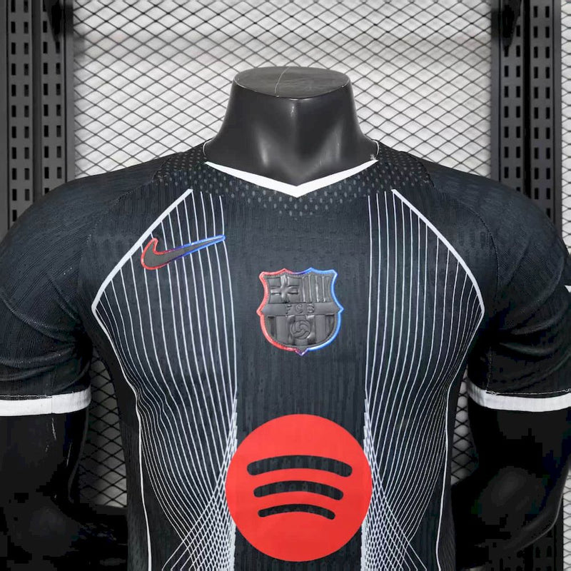 CAMISETA BARCELONA EDICION ESPECIAL NEGRA 25/26 HOMBRE (VERSIÓN JUGADOR)