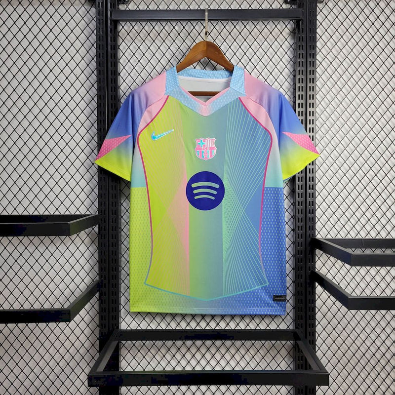 CAMISETA BARCELONA EDICIÓN ESPECIAL VERDE AZUL 25/26 HOMBRE