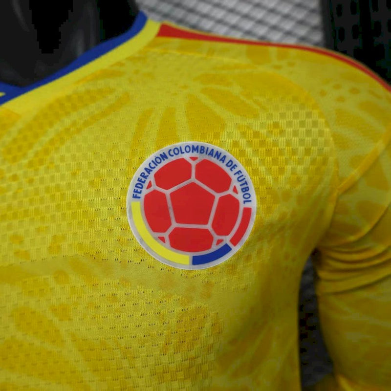 CAMISETA COLOMBIA I 26/27 HOMBRE MANGA LARGA (VERSIÓN JUGADOR)