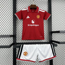 CAMISETA MANCHESTER UNITED LOCAL 26/27 CONJUNTO INFANTIL