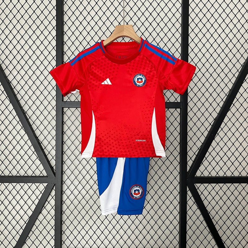 T-SHIRT CHILE I CUP AMÉRICA 2024 CONJUNTO INFANTIL