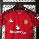 CAMISETA MANCHESTER UNITED I 25/26 CONJUNTO INFANTIL