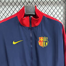 CORTAVIENTO BARCELONA AZUL ROJO 25/26 HOMBRE