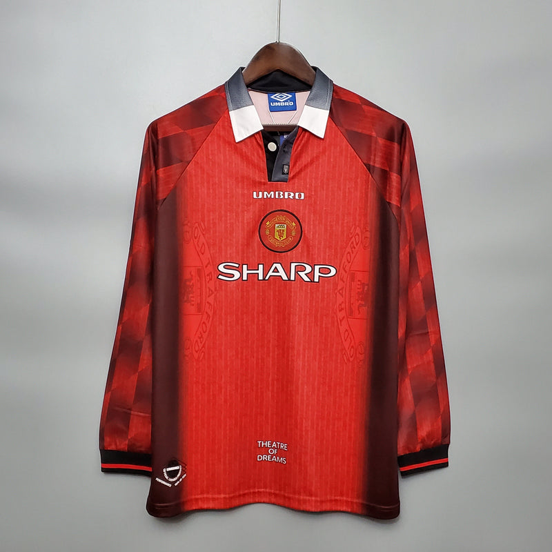 MANCHESTER UNITED I 1996 HOMEM (RETRO) MANGA COMPRIDA 