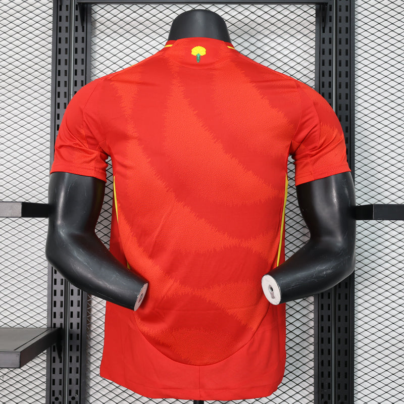 T-SHIRT HOMEM ESPANHA I EURO 2024 (VERSÃO DE JOGADOR) 