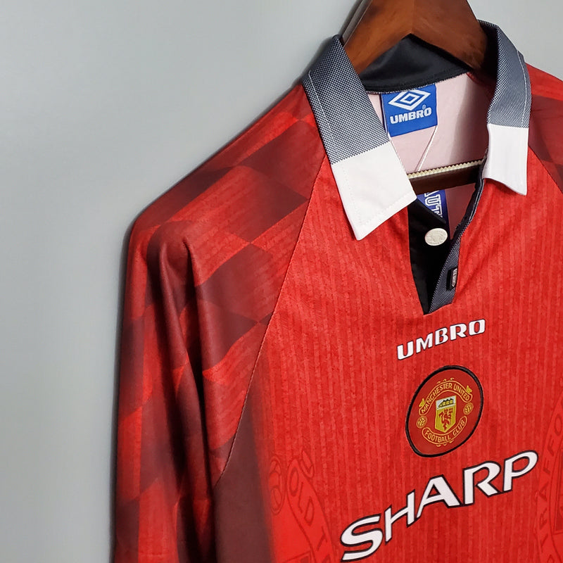 MANCHESTER UNITED I 1996 HOMEM (RETRO) MANGA COMPRIDA 