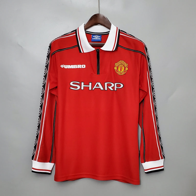 MANCHESTER UNITED I 98/99 HOMEM (RETRO) MANGA COMPRIDA 