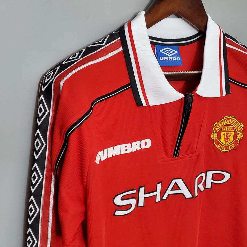 MANCHESTER UNITED I 98/99 HOMEM (RETRO) MANGA COMPRIDA 