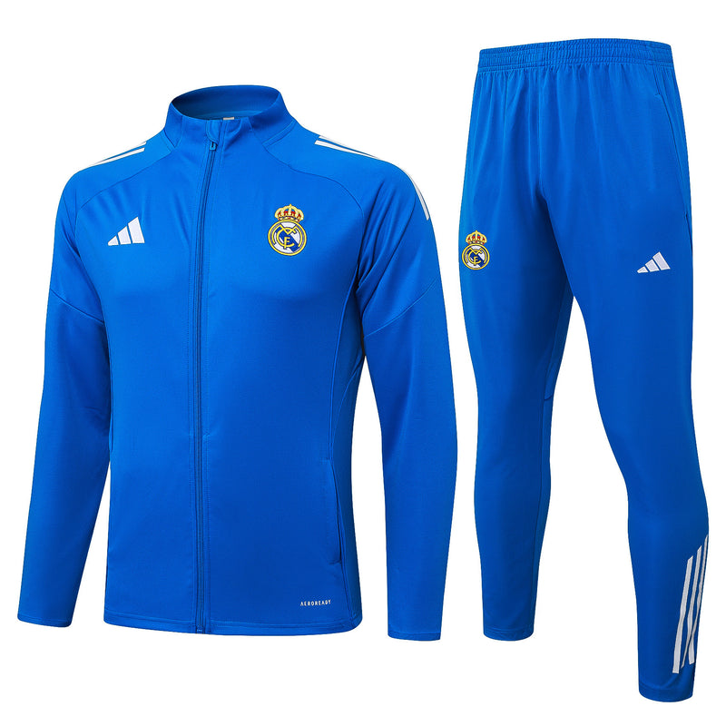 CHÁNDAL REAL MADRID ENTRENAMIENTO AZUL BLANCO 25/26 HOMBRE
