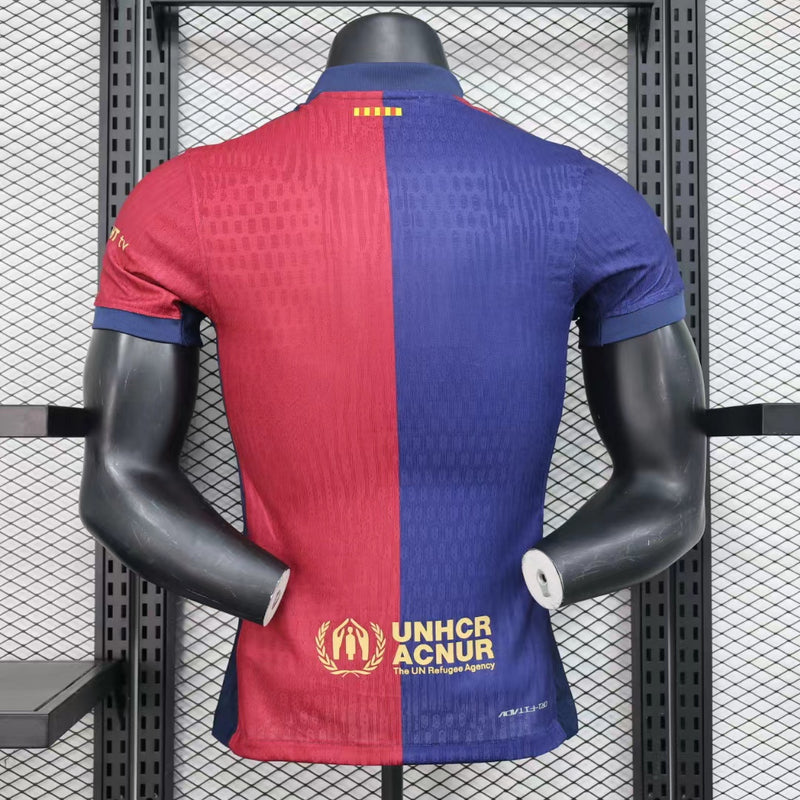 T-SHIRT HOMEM BARCELONA I 24/25 (VERSÃO JOGADOR) 