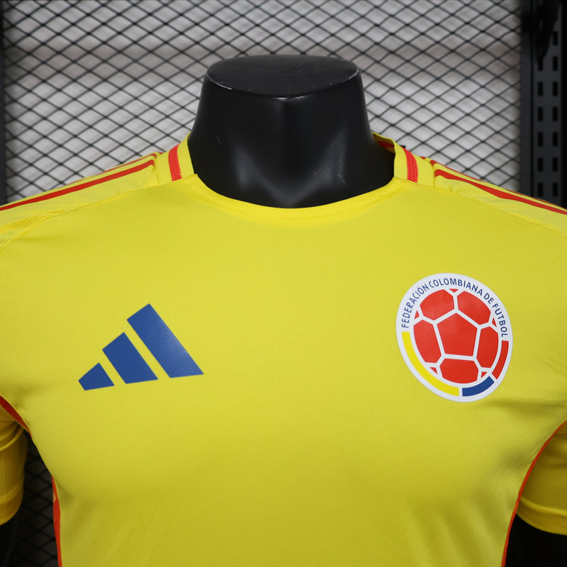 CAMISETA MASCULINA COLÔMBIA I COPA AMÉRICA 2024 (VERSÃO DE JOGADOR) 