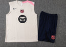 BARCELONA WHITE PINK TRAINING SET 25/26 MEN'S SLEEVELESS 