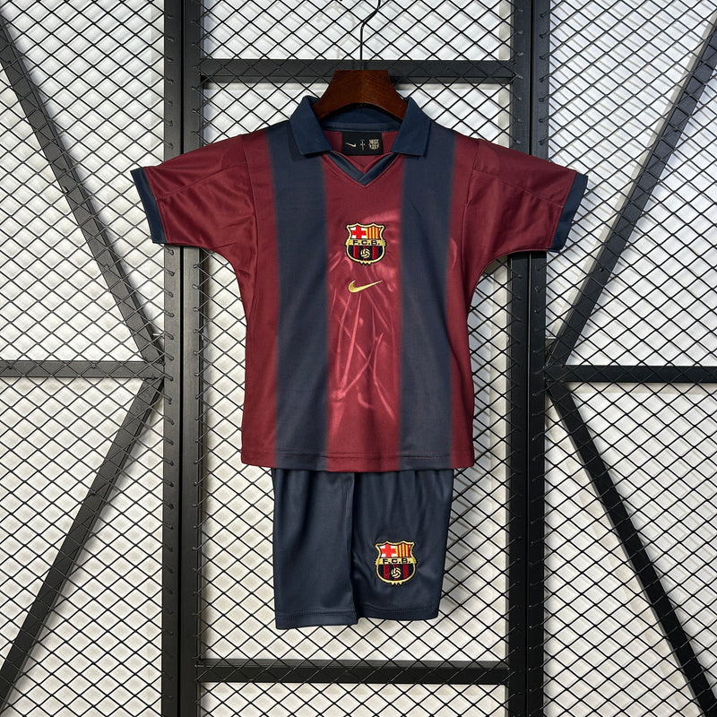 CAMISETA BARCELONA EDICION ESPECIAL 00/01 CONJUNTO INFANTIL TRAVIS SCOTT SKELETON