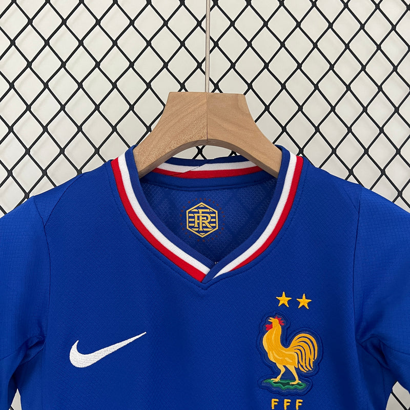 CAMISETA FRANCIA I EURO 2024 CONJUNTO INFANTIL