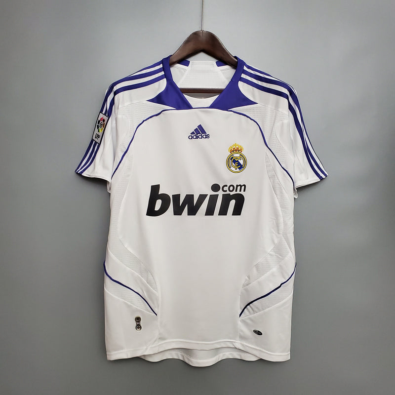 T-SHIRT HOMEM REAL MADRID I 07/08 (RETRO)