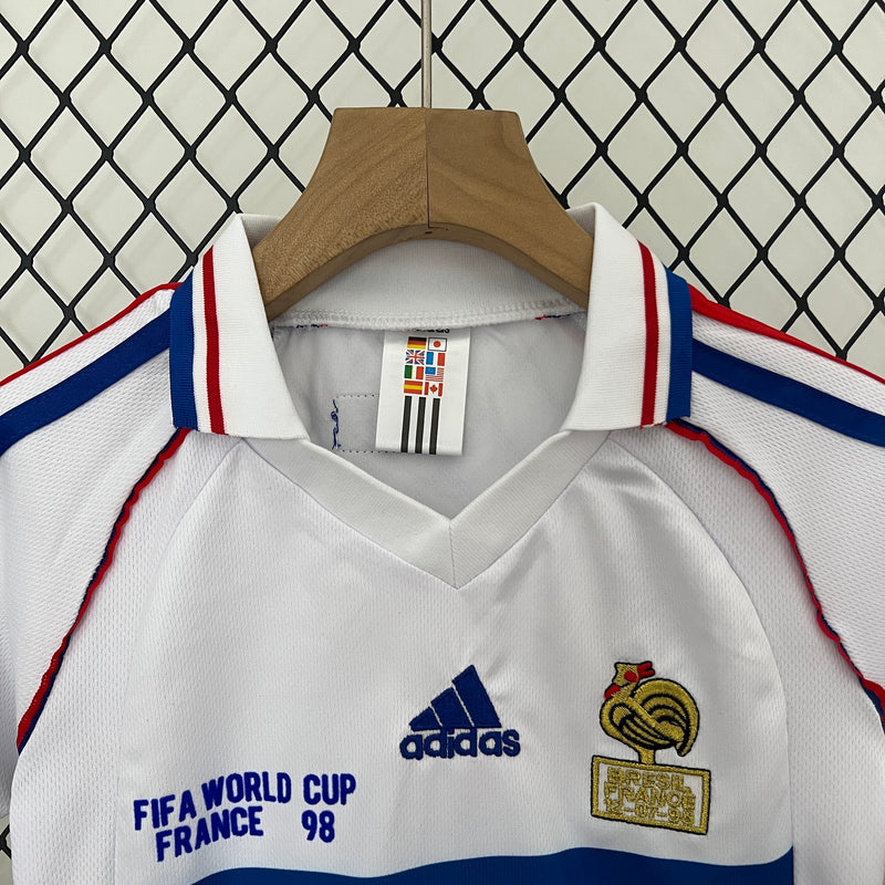 CAMISETA FRANCIA II 1998 CONJUNTO INFANTIL (RETRO)