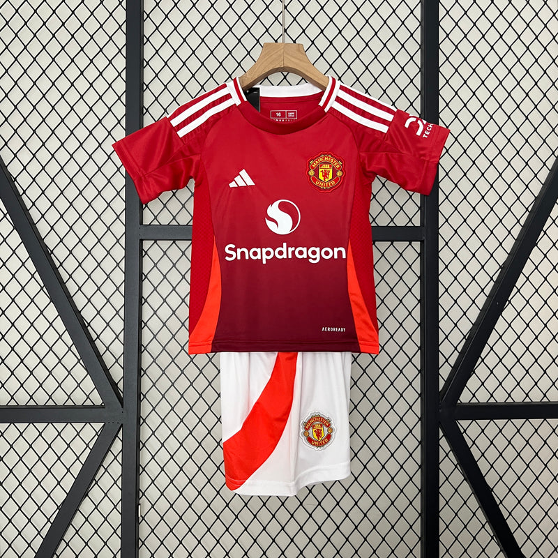 MANCHESTER UNITED I 24/25 T-SHIRT CHILDREN'S SET 