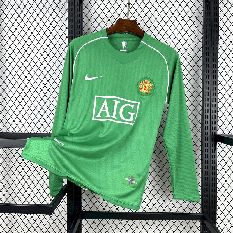 MANCHESTER UNITED PORTERO I 07/08 HOMBRE (RETRO) MANGA LARGA