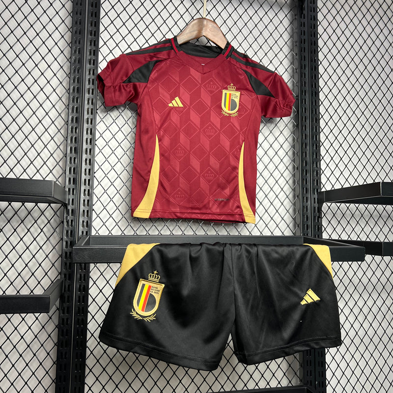 BELGIUM T-SHIRT I EURO 2024 CHILDREN'S SET 