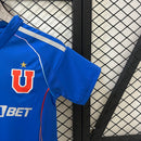 CAMISETA UNIVERSIDAD DE CHILE I 25/26 CONJUNTO INFANTIL
