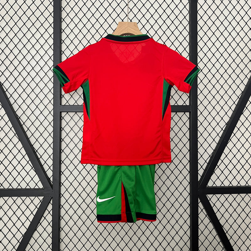 CAMISETA PORTUGAL I EURO 2024 CONJUNTO INFANTIL