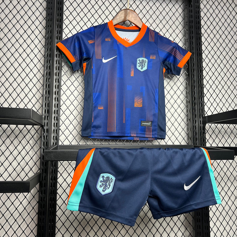 CAMISETA HOLANDA II 2024 CONJUNTO INFANTIL