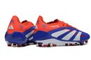 TACOS FÚTBOL PREDATOR ACCURACY 25ª GENERACIÓN FG AZUL/ROJO/BLANCO CORDONES