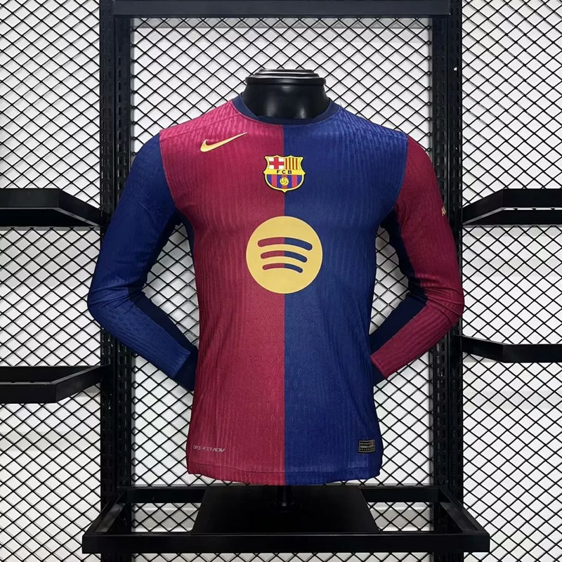 T-SHIRT HOMEM BARCELONA I 24/25 (VERSÃO JOGADOR) 