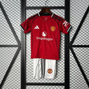 CAMISETA MANCHESTER UNITED I 25/26 CONJUNTO INFANTIL