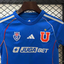 CAMISETA UNIVERSIDAD DE CHILE I 25/26 CONJUNTO INFANTIL