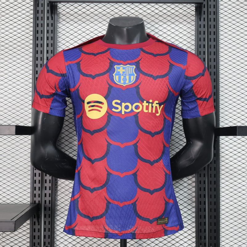 T-SHIRT DE AQUECIMENTO DO BARCELONA I 24/25 HOMEM (VERSÃO DE JOGADOR) 