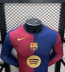CAMISETA BARCELONA I 24/25 HOMBRE MANGA LARGA (VERSIÓN JUGADOR)