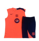 BARCELONA ORANGE TRAINING SET 25/26 MEN'S SLEEVELESS 