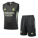 REAL MADRID CONJUNTO ENTRENAMIENTO GRIS - AMARILLO 25/26 HOMBRE SIN MANGAS