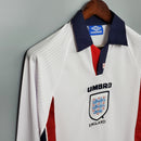 CAMISETA INGLATERRA II 1998 HOMBRE MANGA LARGA(RETRO)