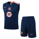 BARCELONA TRAINING SET BLUE PINK SHOULDER 25/26 MEN'S SLEEVELESS 