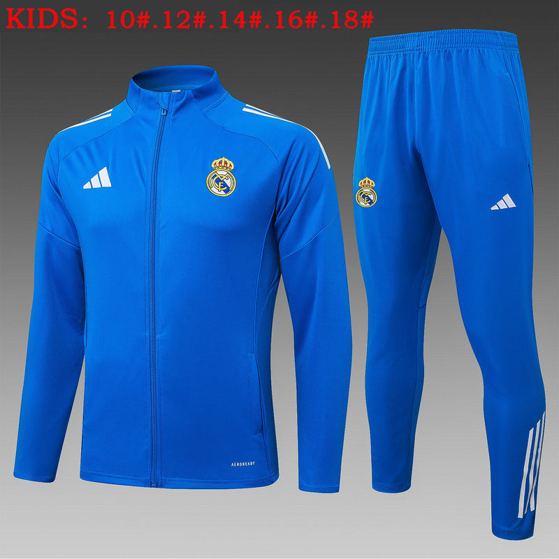 CHÁNDAL REAL MADRID AZUL BLANCO 25/26 INFANTIL